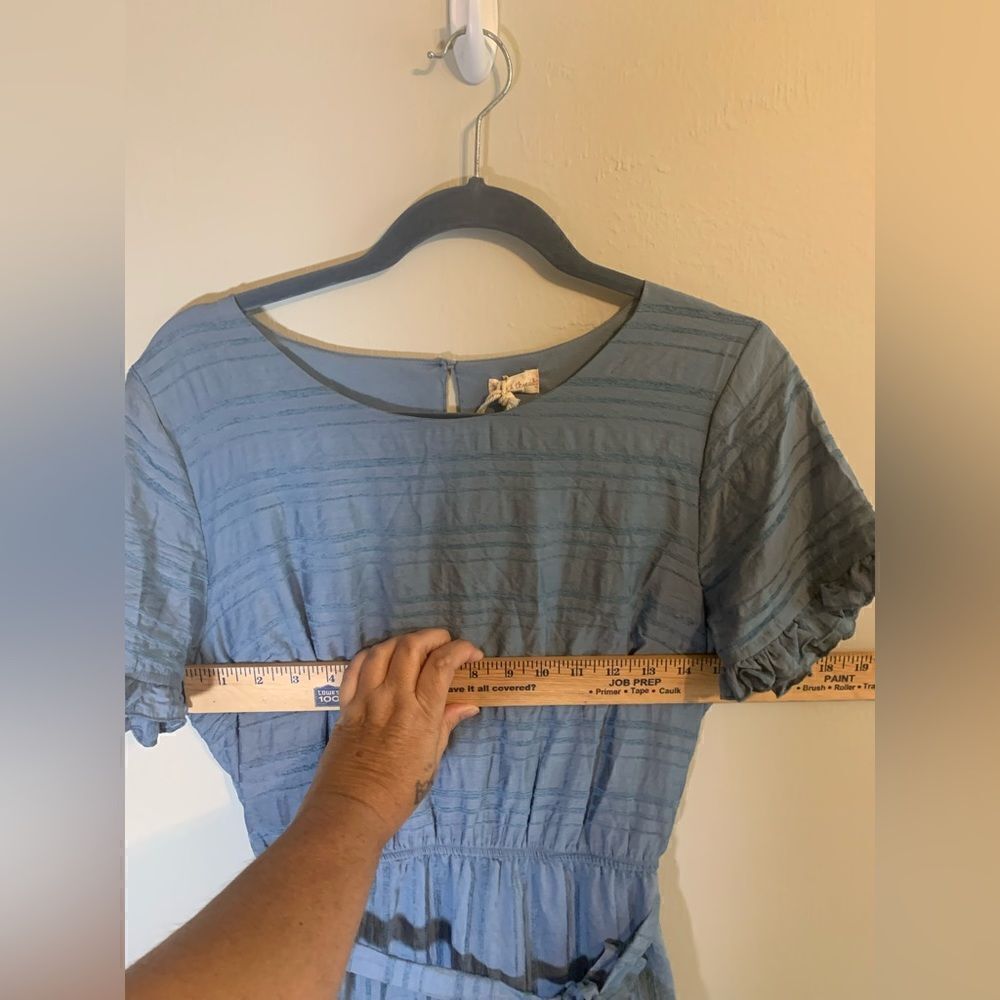 NWT HEM & Thread blue ruffle dress size M‎ - Picture 7 of 8